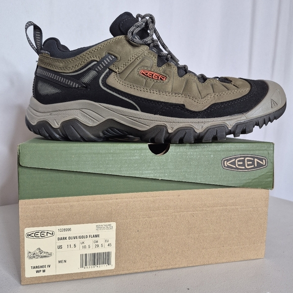 Keen Men's Targhee IV Mid Waterproof Breathable Leather Hiking Shoe - Size 11.5 - Picture 16 of 16
